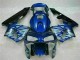 Blu con Argento Fiamma Carene Honda CBR 600 RR 2003-2004 Blu con Argento Fiamma Carene Honda CBR 600 RR 2003-2004