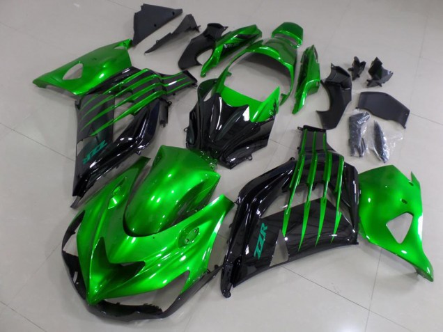 Caramella Verde & Nero Carene Kawasaki ZX14R ZZR 1400 2012-2021 Caramella Verde & Nero Carene Kawasaki ZX14R ZZR 1400 2012-2021