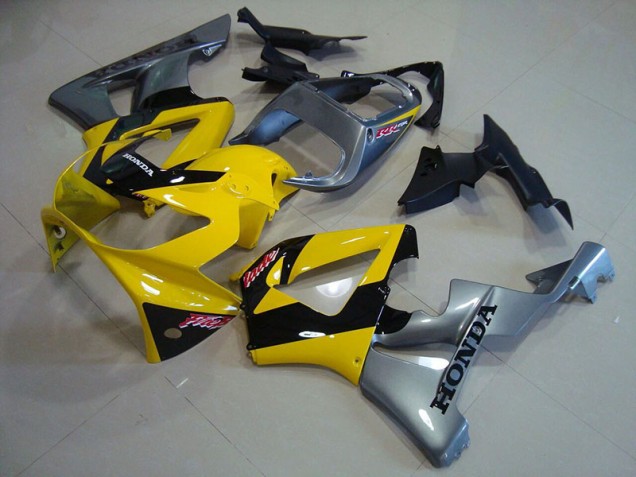 Giallo Argento Carene Honda CBR 900 RR 929 2000-2001 Giallo Argento Carene Honda CBR 900 RR 929 2000-2001