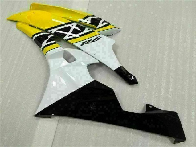 Giallo Bianco Nero Plastica Yamaha R6 2006-2007