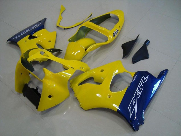 Giallo Blu Carene Kawasaki ZX6R 2000-2002 Giallo Blu Carene Kawasaki ZX6R 2000-2002