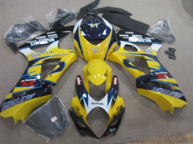 Giallo Blu Carene Suzuki GSXR 1000 K7 2007-2008