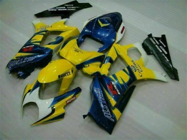 Giallo Kit Completo Carenatura ABS Suzuki GSXR 1000 K7 2007-2008