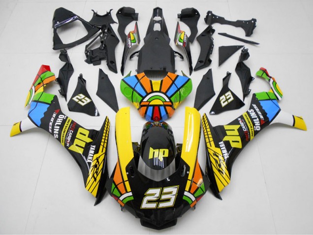 Giallo Nero 23 Carene Yamaha R1 2015-2019 Giallo Nero 23 Carene Yamaha R1 2015-2019