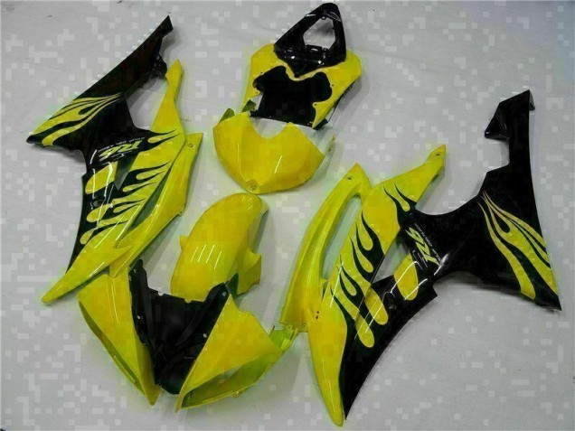 Giallo Nero ABS Kits Carena Yamaha R6 2008-2016 Giallo Nero ABS Kits Carena Yamaha R6 2008-2016