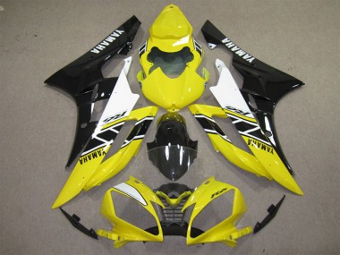 Giallo Nero Decal Carene Yamaha R6 2006-2007