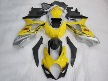Giallo Nero Kit Carena & Plastica Suzuki GSXR 1000 K7 2007-2008