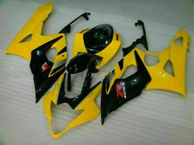 Giallo Nero Kit Carene Completa Suzuki GSXR 1000 K5 2005-2006 Giallo Nero Kit Carene Completa Suzuki GSXR 1000 K5 2005-2006
