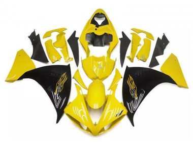 Giallo Nero Kits Carene & Plastica Yamaha R1 2009-2011