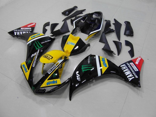 Giallo Nero Monster Carene & Plastica Yamaha R1 2012-2014 Giallo Nero Monster Carene & Plastica Yamaha R1 2012-2014