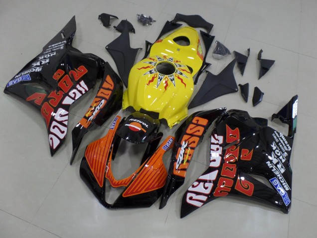 Giallo Rossi Corsa Carene Honda CBR 600 RR 2009-2012 Giallo Rossi Corsa Carene Honda CBR 600 RR 2009-2012