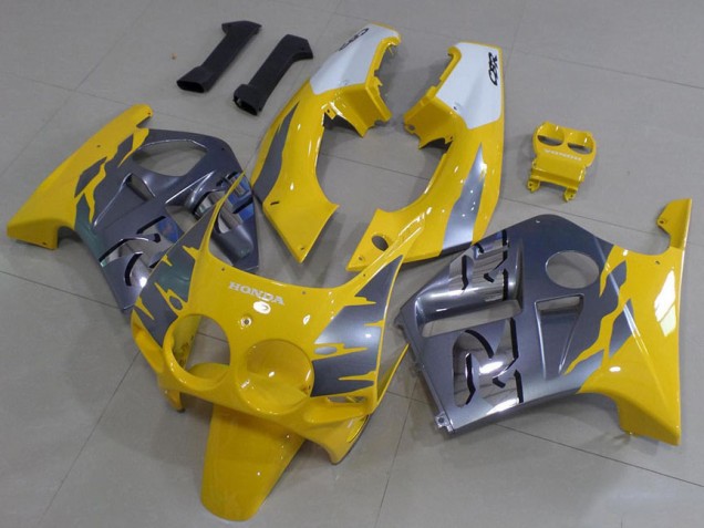 Grigio Giallo Carene Honda CBR 250 RR MC19 1988-1989 Grigio Giallo Carene Honda CBR 250 RR MC19 1988-1989