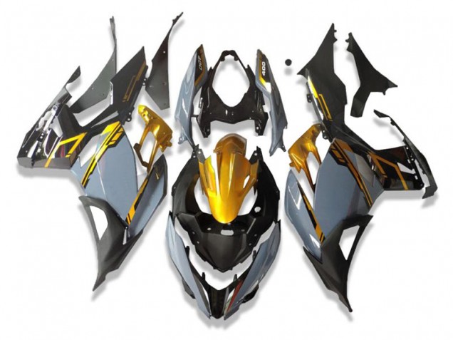 Grigio Nero Carene Kawasaki EX400 2018-2023 Grigio Nero Carene Kawasaki EX400 2018-2023