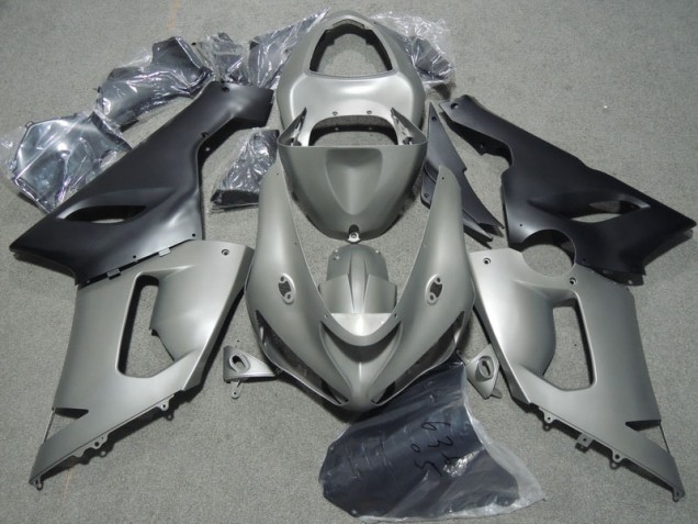 Grigio Nero Carene Kawasaki ZX6R 2005-2006 Grigio Nero Carene Kawasaki ZX6R 2005-2006