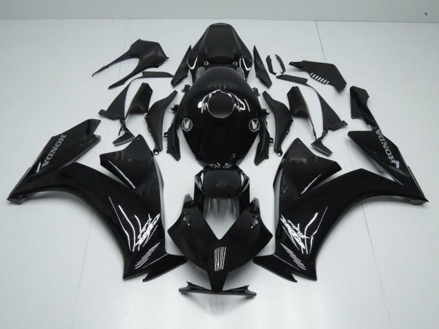 Lucido Nero ABS Plastica Honda CBR 1000 RR 2012-2016 Lucido Nero ABS Plastica Honda CBR 1000 RR 2012-2016