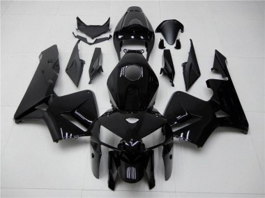 Lucido Nero Kits Carenatura Iniezione Honda CBR 600 RR 2005-2006