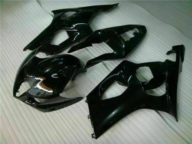 Lucido Nero Kits Carenatura Iniezione Suzuki GSXR 1000 K3 2003-2004