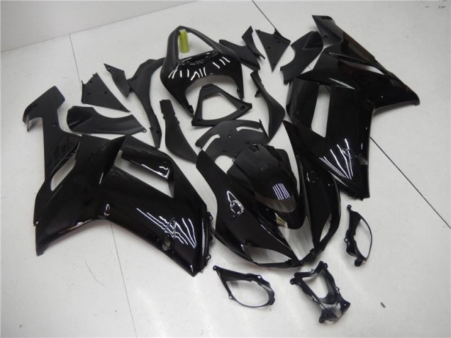 Lucido Nero Kits Carenatura Kawasaki ZX6R 2007-2008 Lucido Nero Kits Carenatura Kawasaki ZX6R 2007-2008