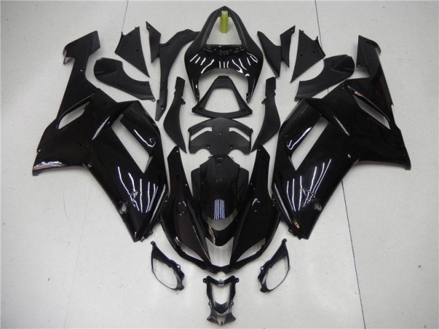 Lucido Nero Kits Carenatura Kawasaki ZX6R 2007-2008 Lucido Nero Kits Carenatura Kawasaki ZX6R 2007-2008