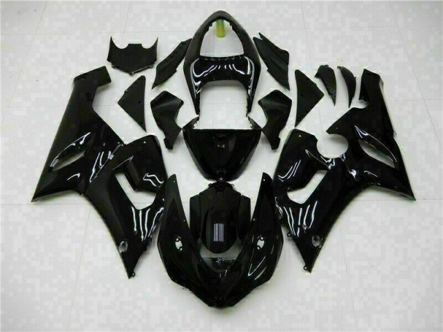 Lucido Nero Kits Carene & Plastica Kawasaki ZX6R 2005-2006 Lucido Nero Kits Carene & Plastica Kawasaki ZX6R 2005-2006