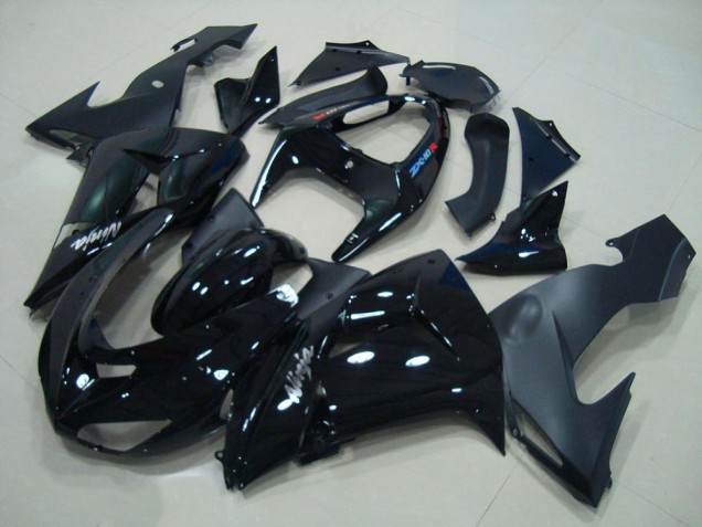 Lucido Nero Nero Opaco Carene Kawasaki ZX10R 2006-2007 Lucido Nero Nero Opaco Carene Kawasaki ZX10R 2006-2007