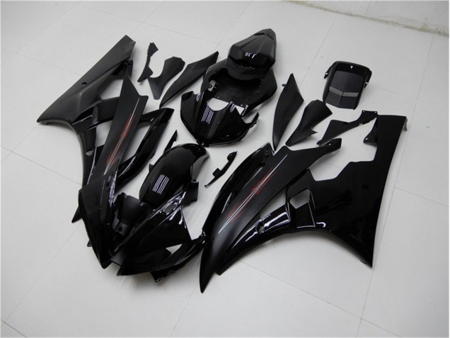 Lucido Nero Opaco Carene Yamaha R6 2006-2007 Lucido Nero Opaco Carene Yamaha R6 2006-2007