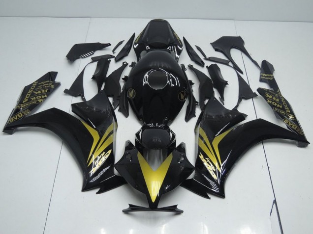 Lucido Nero & Oro Carene Honda CBR 1000 RR 2012-2016 Lucido Nero & Oro Carene Honda CBR 1000 RR 2012-2016