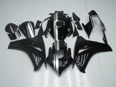 Lucido Nero con Argento Banda Carene Honda CBR 1000 RR 2008-2011
