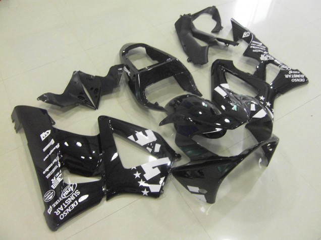 Lucido Nero con Start Carene Honda CBR 900 RR 929 2000-2001 Lucido Nero con Start Carene Honda CBR 900 RR 929 2000-2001