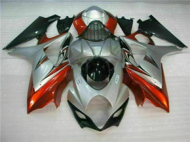 Marrone Argento Carene Suzuki GSXR 1000 K7 2007-2008