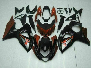 Marrone Nero Kit Carenatura Completa Suzuki GSXR 1000 K9 2009-2016