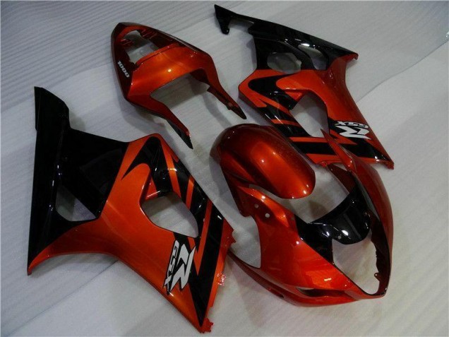 Marrone Nero Kit Carenatura Iniezione Suzuki GSXR 1000 K3 2003-2004 Marrone Nero Kit Carenatura Iniezione Suzuki GSXR 1000 K3 2003-2004