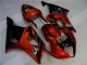 Marrone Nero Kit Carenatura Iniezione Suzuki GSXR 1000 K3 2003-2004 Marrone Nero Kit Carenatura Iniezione Suzuki GSXR 1000 K3 2003-2004