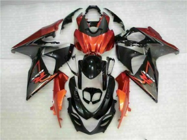 Marrone Nero Kit Carenatura Suzuki GSXR 1000 K9 2009-2016