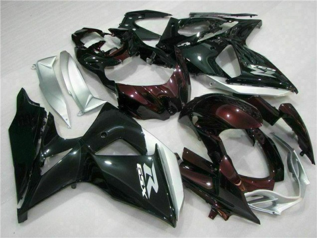 Marrone Nero Kit Completo Carenatura ABS Suzuki GSXR 1000 K9 2009-2016 Marrone Nero Kit Completo Carenatura ABS Suzuki GSXR 1000 K9 2009-2016