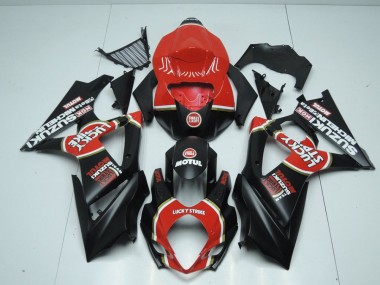 Matte Lucky Strike Carene Suzuki GSXR 1000 K7 2007-2008