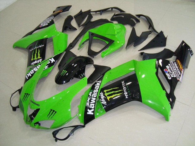 Monster Verde Carene Kawasaki ZX6R 2007-2008 Monster Verde Carene Kawasaki ZX6R 2007-2008