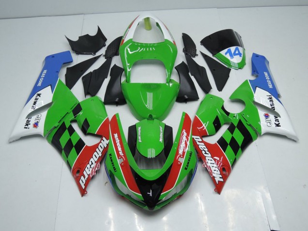 Motocard Carene Kawasaki ZX6R 2005-2006 Motocard Carene Kawasaki ZX6R 2005-2006