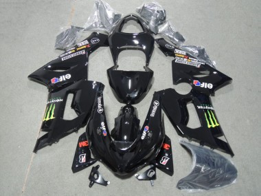 Nero 3M Touch4 Monster Carrozzeria & Carena Kawasaki ZX6R 2005-2006