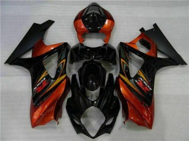 Nero ABS Kit Carenatura Suzuki GSXR 1000 K7 2007-2008