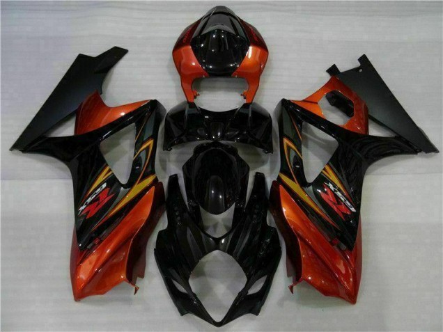 Nero ABS Kit Carenatura Suzuki GSXR 1000 K7 2007-2008 Nero ABS Kit Carenatura Suzuki GSXR 1000 K7 2007-2008