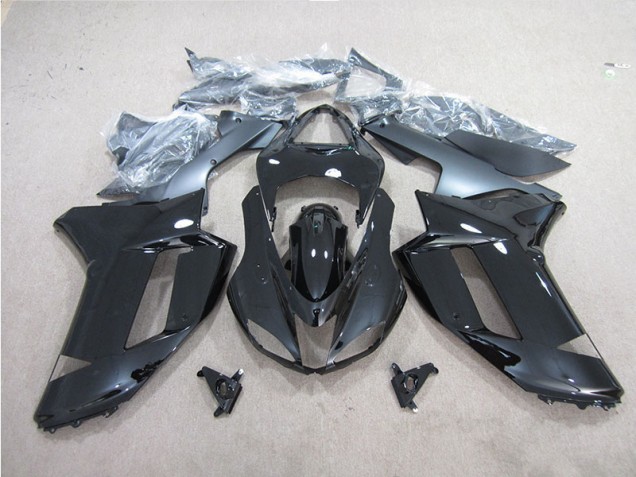 Nero ABS Plastica & Carena Kawasaki ZX6R 2007-2008 Nero ABS Plastica & Carena Kawasaki ZX6R 2007-2008