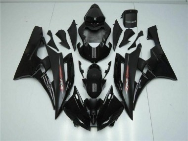 Nero ABS Plastica & Carenatura Yamaha R6 2006-2007