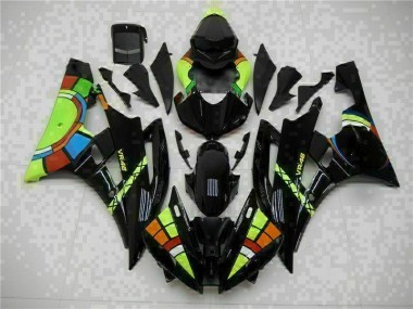 Nero ABS Plastica Yamaha R6 2006-2007