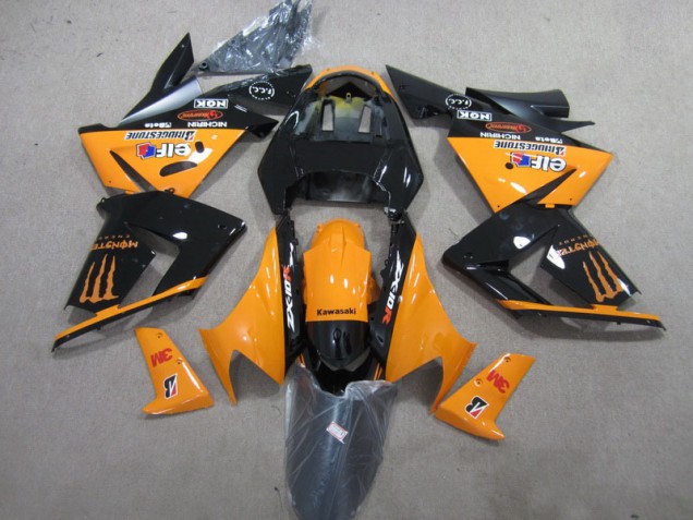 Nero Arancia 3M Monster Carene Kawasaki ZX10R 2003-2005 Nero Arancia 3M Monster Carene Kawasaki ZX10R 2003-2005
