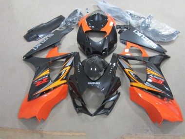 Nero Arancia ABS Plastica Suzuki GSXR 1000 K7 2007-2008