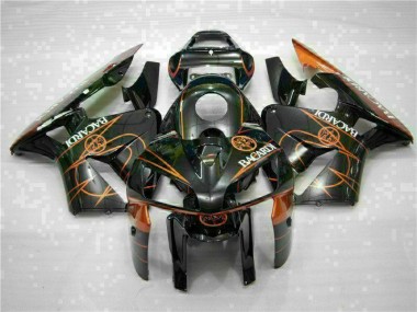 Nero Arancia BACARDI Carene Honda CBR 600 RR 2005-2006