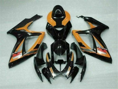 Nero Arancia Carena Suzuki GSXR 600 / 750 K6 2006-2007