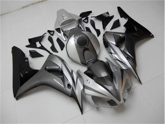 Nero Argento Grigio Carene Honda CBR 1000 RR 2006-2007 Nero Argento Grigio Carene Honda CBR 1000 RR 2006-2007