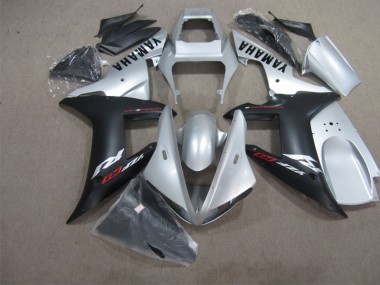 Nero Argento Kit Carene Completa Yamaha R1 2002-2003